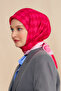 وشاح قطني من ماركة Mk Checker باللون الفوشيا - 3