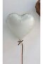 Satin Cream Heart Foil Balloon 40 Cm