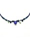 Essence of the Night Dark Blue Bead Necklace - 2