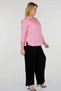 Women's Large Size Chain Detailed Cotton Shirt - 2