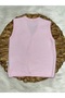 Unisex Baby Pink Quilted Single Layer Figured Cotton Vest - 4