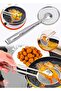 Frying and Boiling Tongs with Strainer Steel Colander