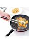 Frying and Boiling Tongs with Strainer Steel Colander - 2