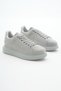Unisex Ice Suede Comfortable Fit High Sole Lace-Up Sports Shoes - 3