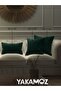 EMERAL GREEN LAMELET, PILLOW CASE VELVET TOUCH SERIES WITH VELVET LOOK - 4