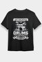 Drum Black Unisex Kids T-Shirt T-Shirt
