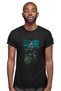 Diver Black Unisex Sleeveless T-Shirt Cut Out Sleeve T-Shirt - 3