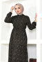 Crispy Pattern Buttoned Dress - 2