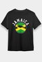 Jamaica Black Unisex Sleeveless T-Shirt Cut Out Sleeve T-Shirt
