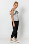 Girl's Ruffled Collar Sleeveless Blouse - 3