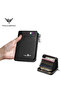 Genuine Luxury Leather Black Men's Wallet - Men's Wallet Card Holder - 6