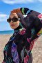 Remsa Hijab Swimsuit with Single Kaftan Kimono Pareo RP004C Green Peacock - 5