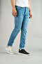 Men's Vintage Washed Stretchy Slim Fit Slim Fit Jeans Trousers - 6