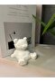 Decorative Concrete Teddy Bear Book Holder, Phone Holder 8 cm