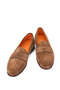 Men's Genuine Leather Tobacco Suede Loafers - 4