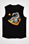 Dj Astronaut Black Unisex Sleeveless T-Shirt Cut Sleeve T-Shirt