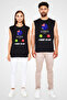 Australia Black Unisex Sleeveless T-Shirt Cut Sleeve T-Shirt - 2