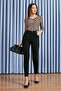 Black Nataliya High Waist Pants Super Skinny Jeans