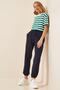Women's Navy Blue Pocket Sweatpants CR00327 - 2