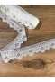 Wide Needle Embroidery Ecru Guipure Tape - 3