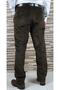 Men's Coated Velvet Trousers Brown - 3