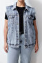 Light Blue Denim Vest TBBSS24BH00004 - 5