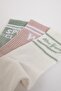 Girl's 3-Piece Cotton Long Socks C2930a8ns - 5
