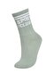 Girl's 3-Piece Cotton Long Socks C2930a8ns - 2