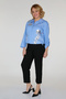 Women's Plus Size Printed Cotton Shirt - 4
