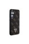 Galaxy S24 Plus Compatible Case Guess Licensed Pu Triangle Logo 4g Patterned Cover Black - 3