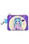 Purple Anime Patterned Coin Purse - Girl