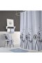 Bathroom Curtain 2X120X200 Double Wing Shower Curtain with Ring Gift Shower Cabin Curtain 2200