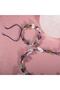 Aquarius Natural Stone Natural Macrame Necklace Bracelet Set - 4