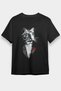 Rose Tiger Black Unisex T-Shirt T-Shirt