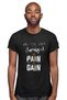 No Pain No Gain Black Unisex Kids T-Shirt T-Shirt - 3