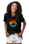Canoe Black Unisex T-Shirt T-Shirt - 2