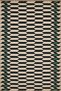 Black Honeycomb Geometric Creative Woven Base Carpet 4184