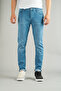 Men's Vintage Washed Stretchy Slim Fit Slim Fit Jeans Trousers