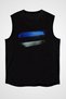 Estonia - Estonia Black Unisex Sleeveless T-Shirt Cut Sleeve T-Shirt