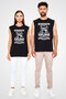 Bateri Black Unisex Sleeveless T-Shirt Cut Sleeve T-Shirt - 2
