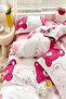 Children's Duvet Cover Set with Single Elastic Sheet, Natural Healthy Cotton, Ranforce Bear Panda Patterned - 4