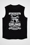 Bateri Black Unisex Sleeveless T-Shirt Cut Sleeve T-Shirt