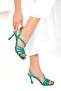 Green Women's Classic Heeled Shoes 19029 - 2
