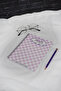 دفتر ملاحظات مخطط يومي من Gingham - 90 ورقة - جدول أعمال غير مؤرخ (A5) - 3