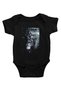 Blue-Eyed Lion Black Unisex Baby Bodysuit - Zıbın