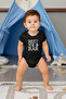 Halter Black Unisex Baby Bodysuit - Zıbın - 2