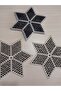 6 Pieces Beaded Pulley Handwork Star Bedroom Set/Handcrafted 6 Pieces/Handmade/Napkin Lace - 3