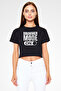 Drum Mode Light Black Unisex Crop Top T-Shirt