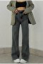 Women's Lycra High Waist Wide Leg Jeans - WIDE LEG
