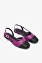Carole Purple Genuine Leather Women's Ballerinas - 4